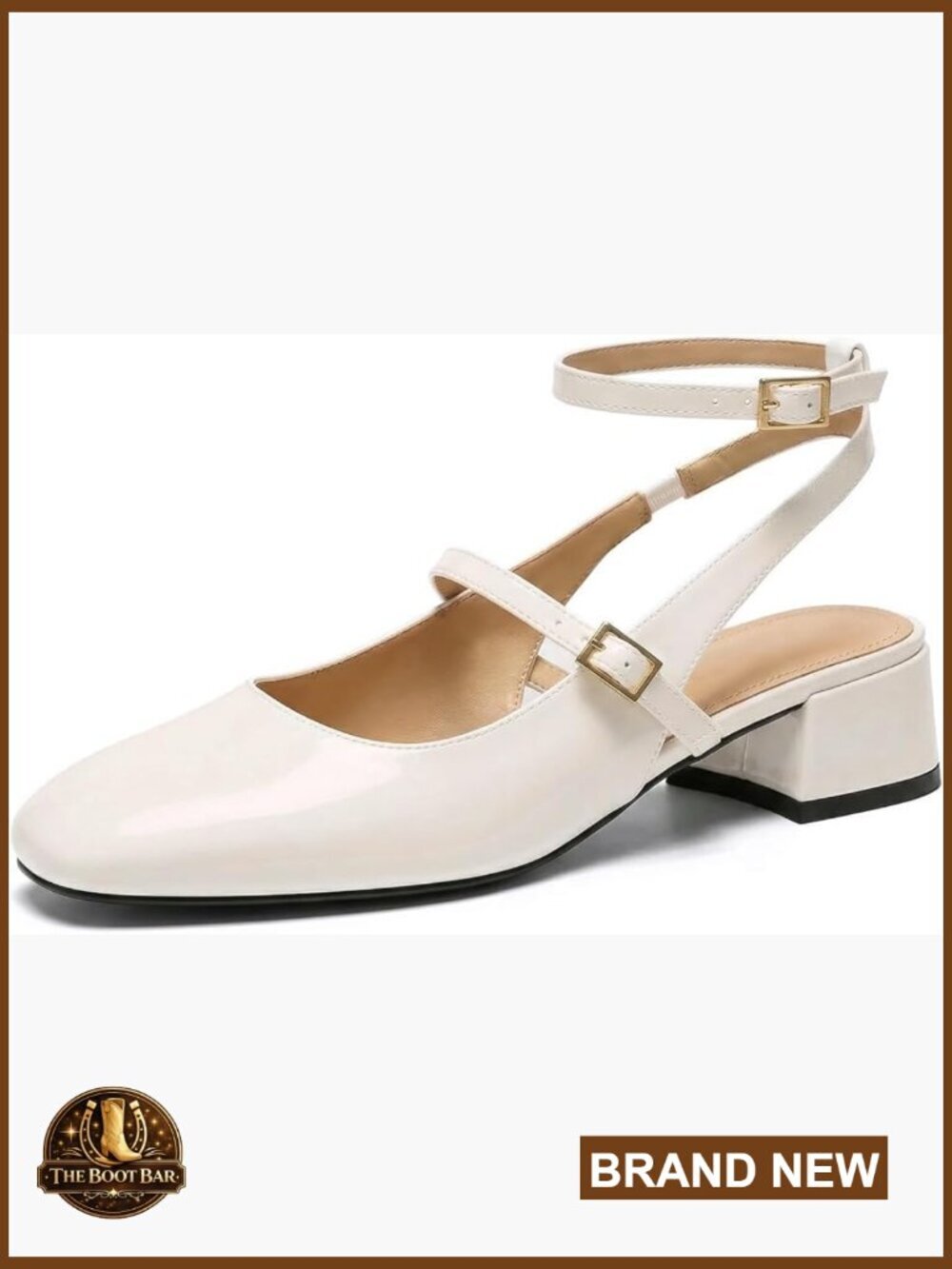 Mary Jane Pumps Chunky Low Heels Ankle Strap Slingback Wedding Party
